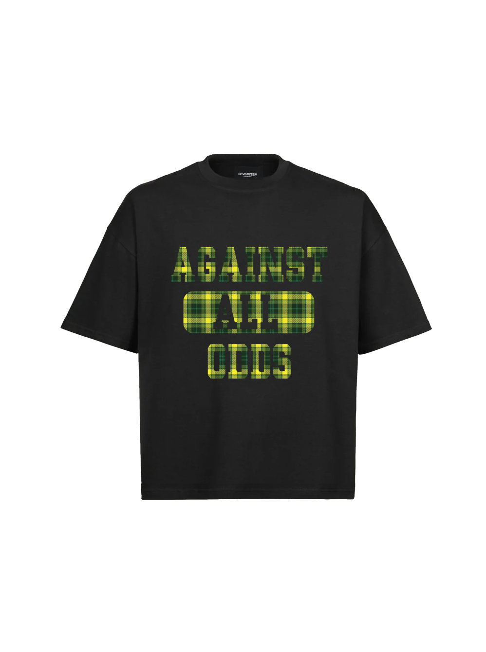 Against All odds Flannel Black Tshirt