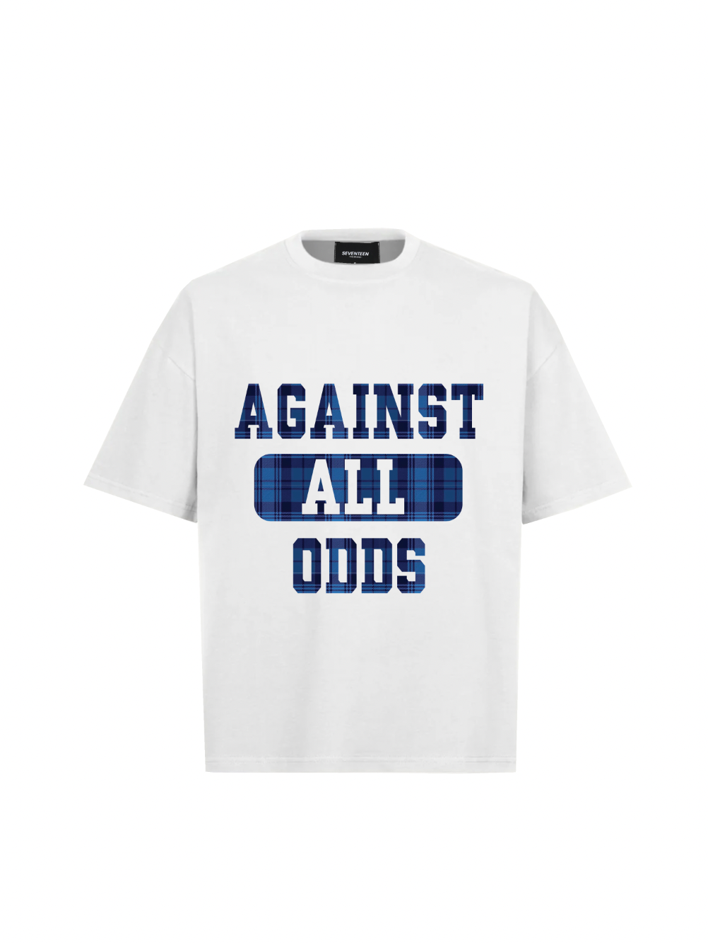 Against All Odds White Flannel Tshirt