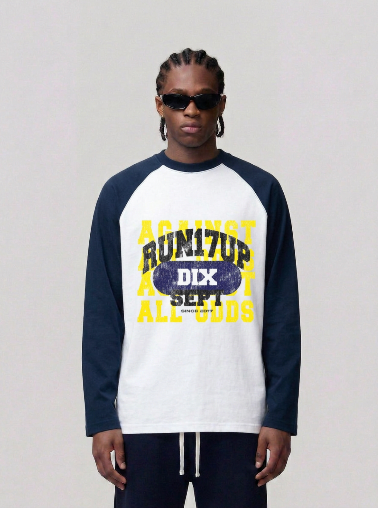 Navy Run17Up Longsleeve