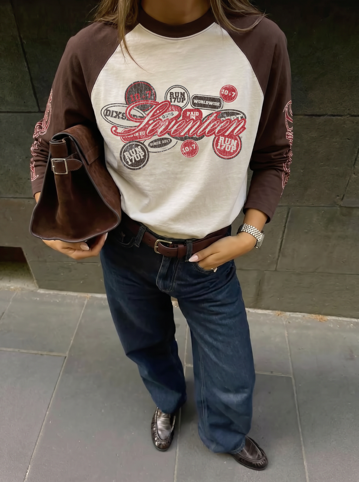 Brown Seventeen Longsleeve