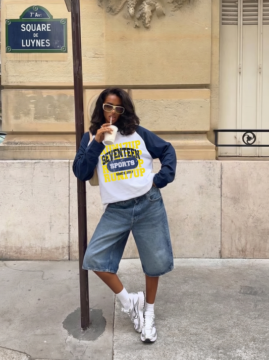 Navy Run17Up Longsleeve