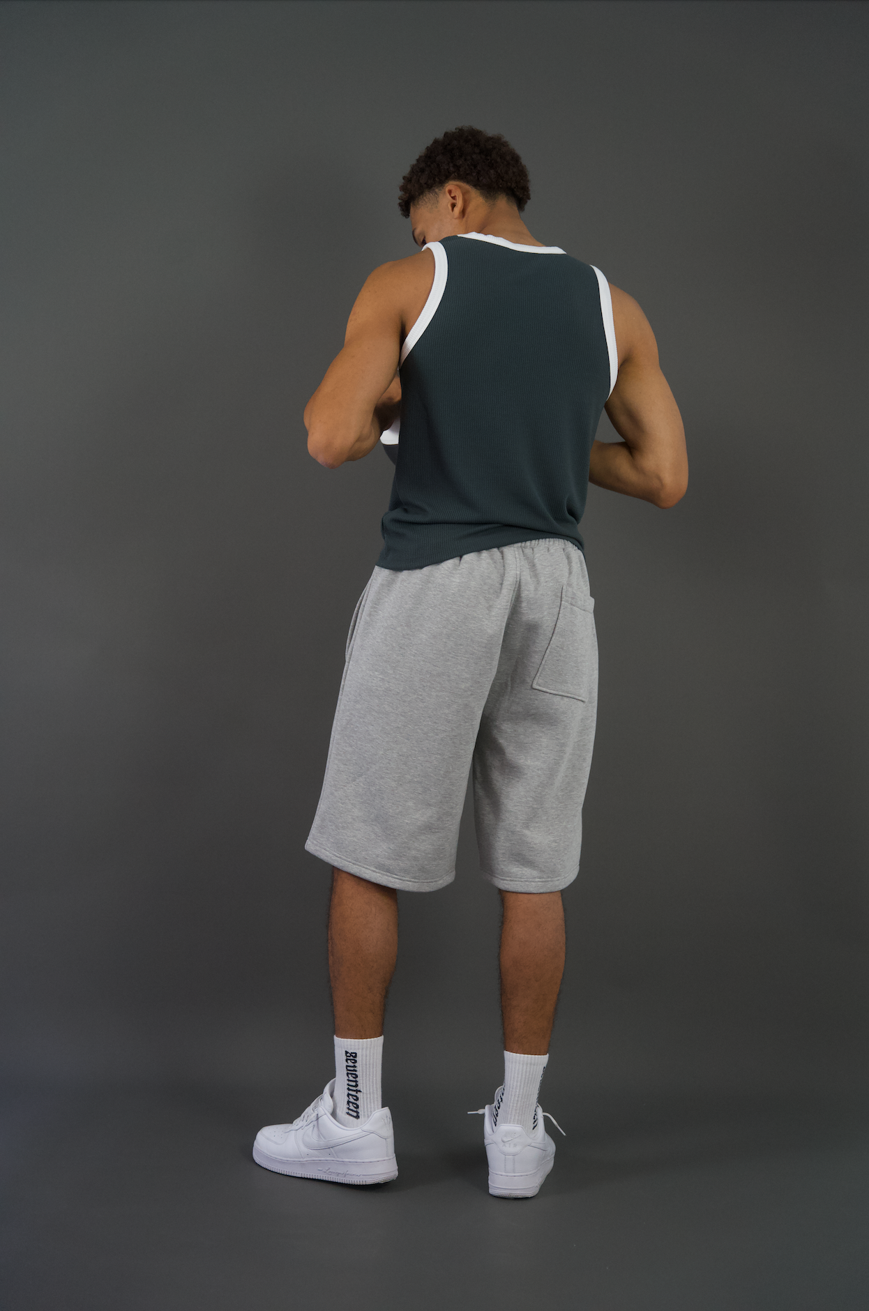 Grey Contrast Tanktop