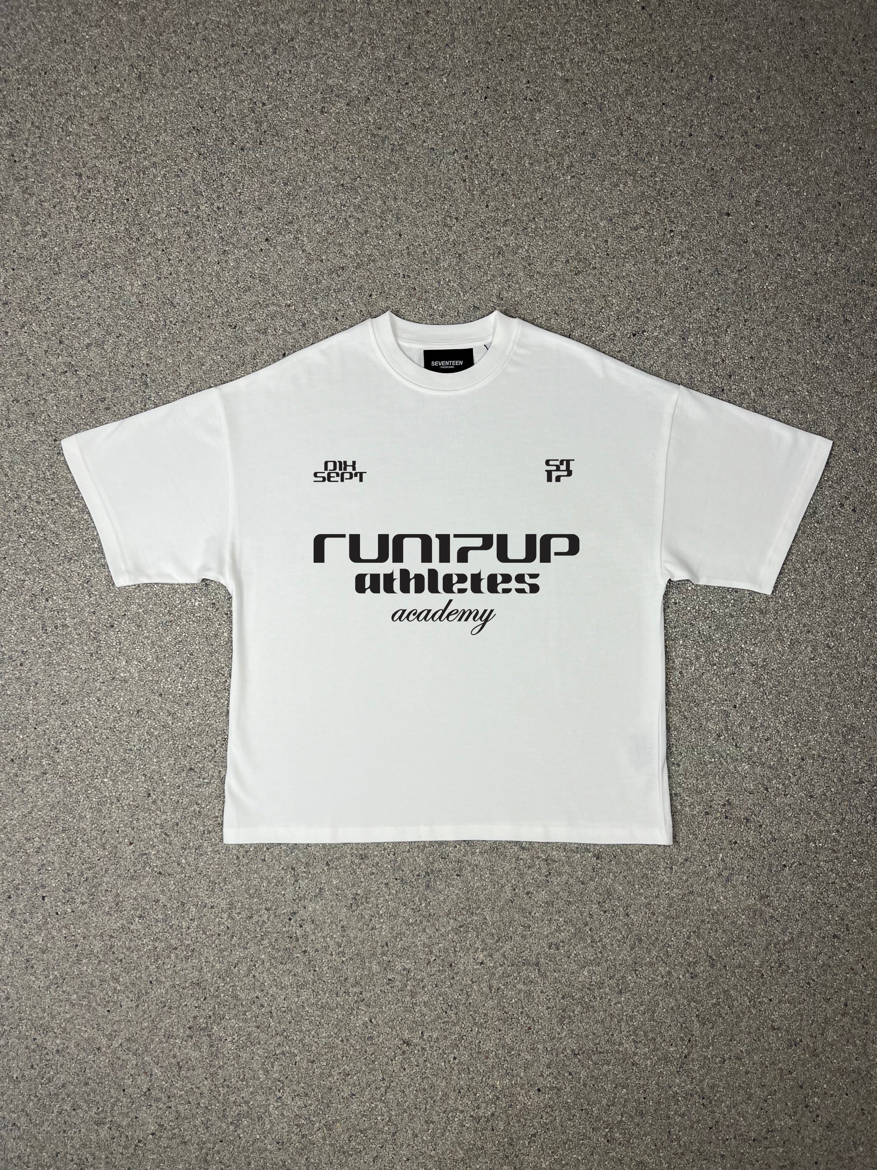 Run17Up Athletes T-Shirt White