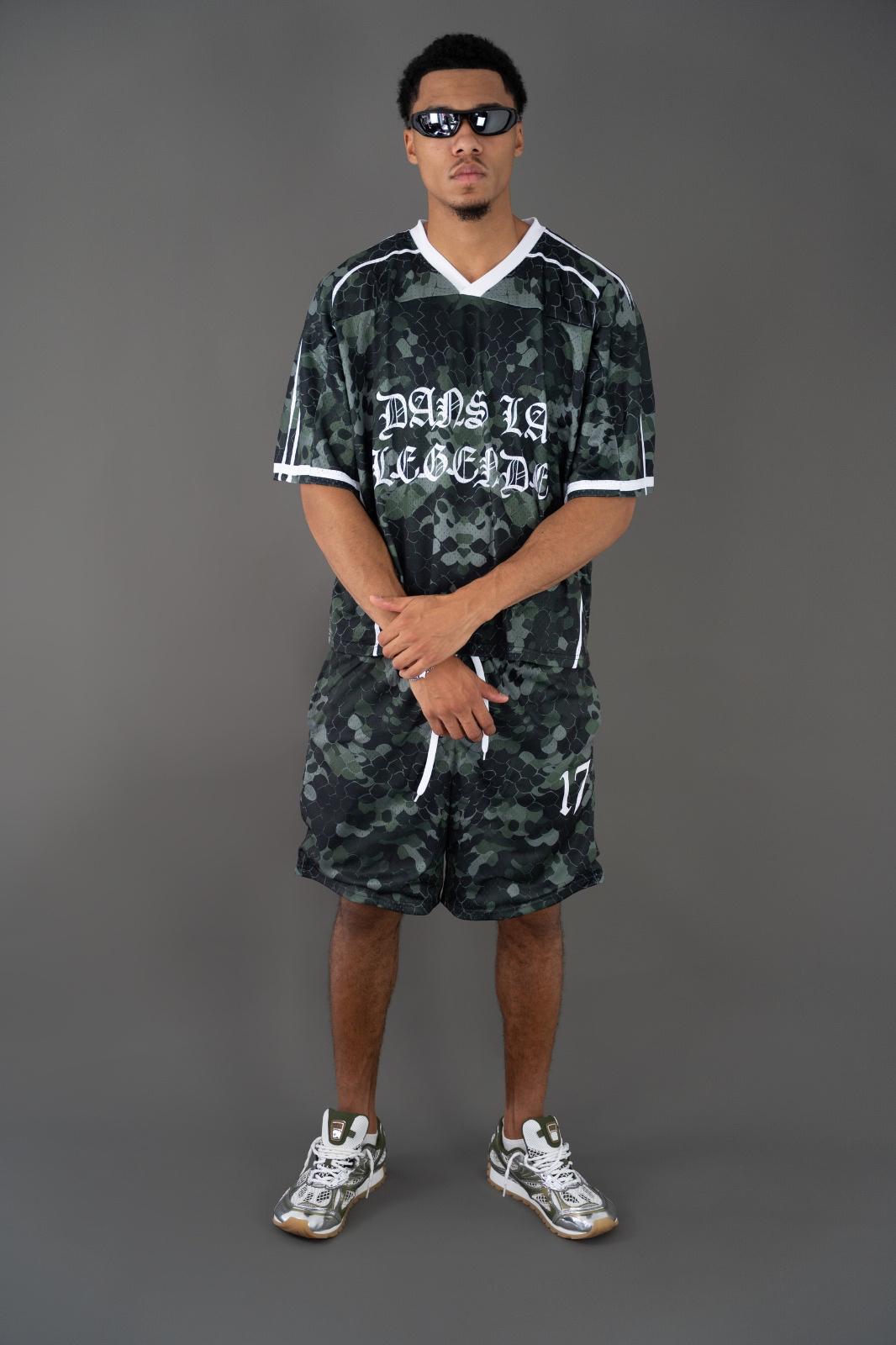 Dans La Legende Mesh Baseball Jersey