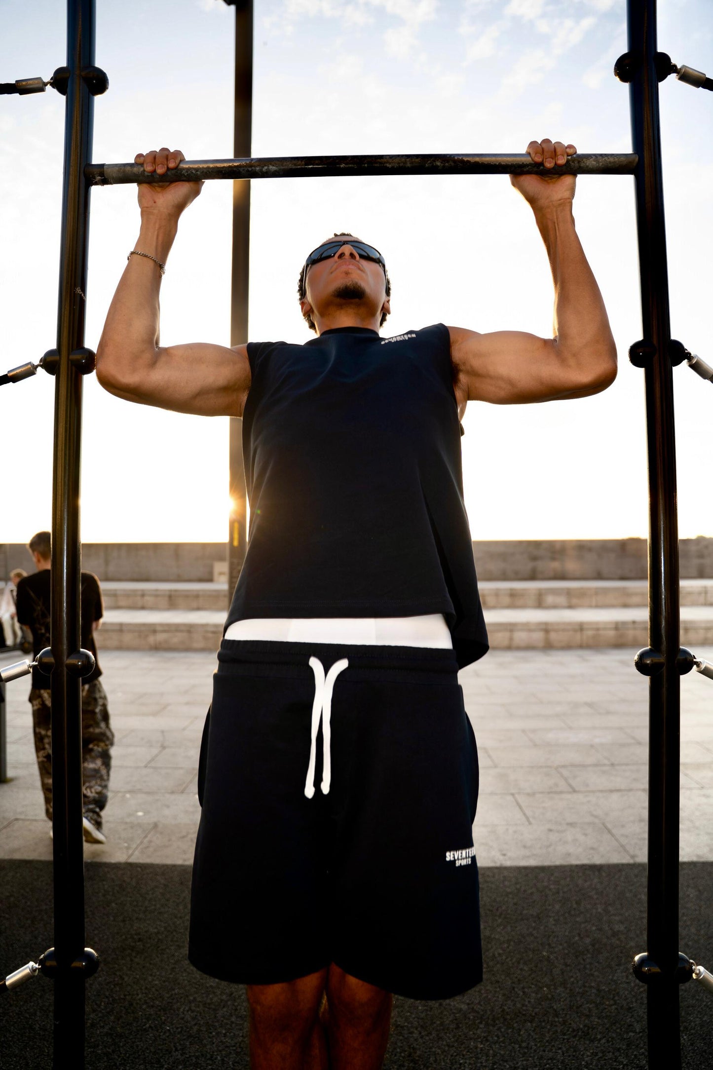 Seventeen Sports Navy Sleeveless