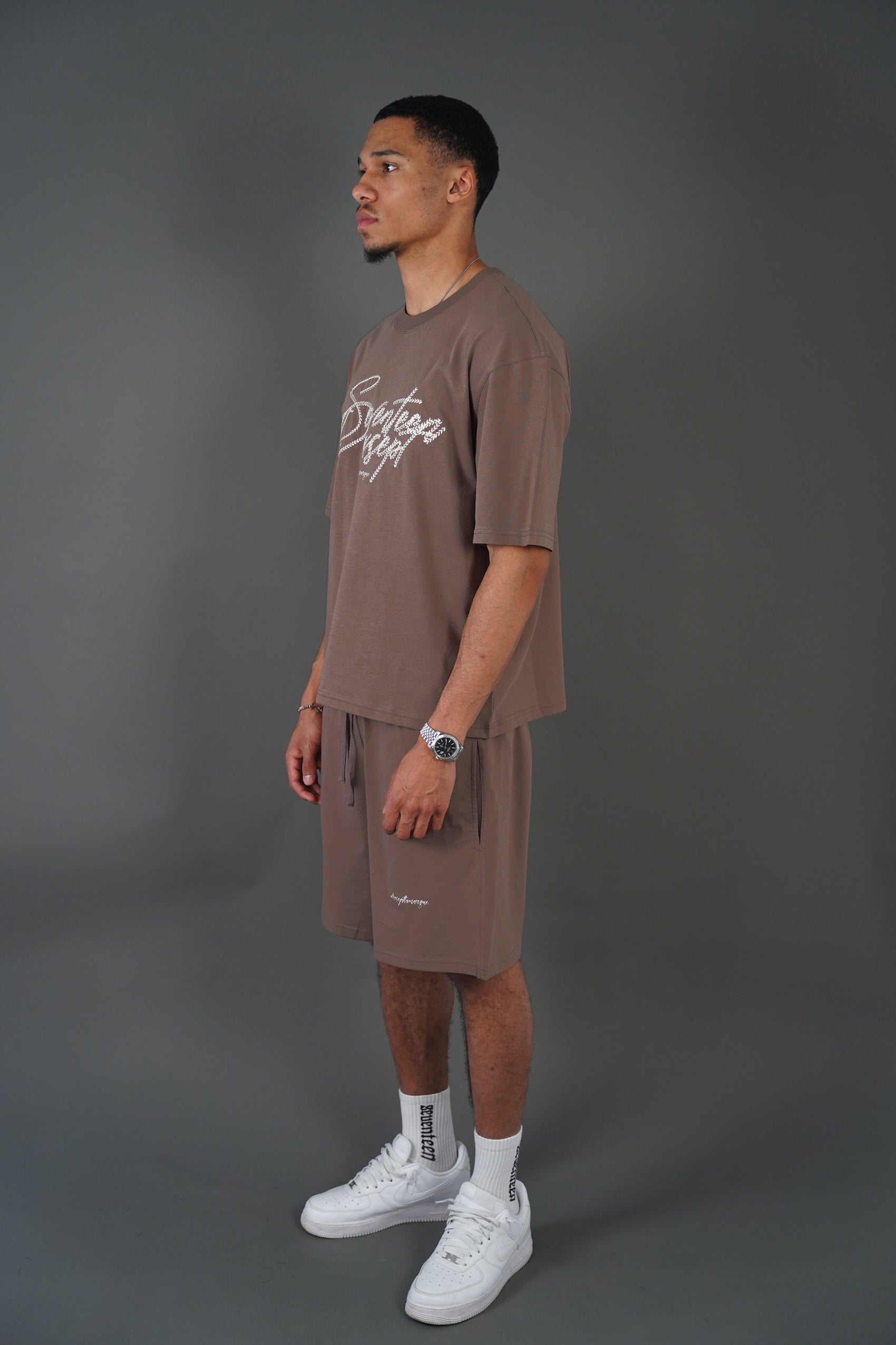 Brown Seventeenthebrand Short Set