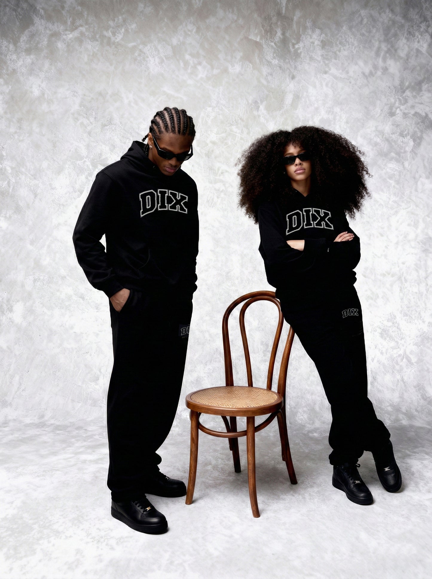 Dix Logo Black Hoodie