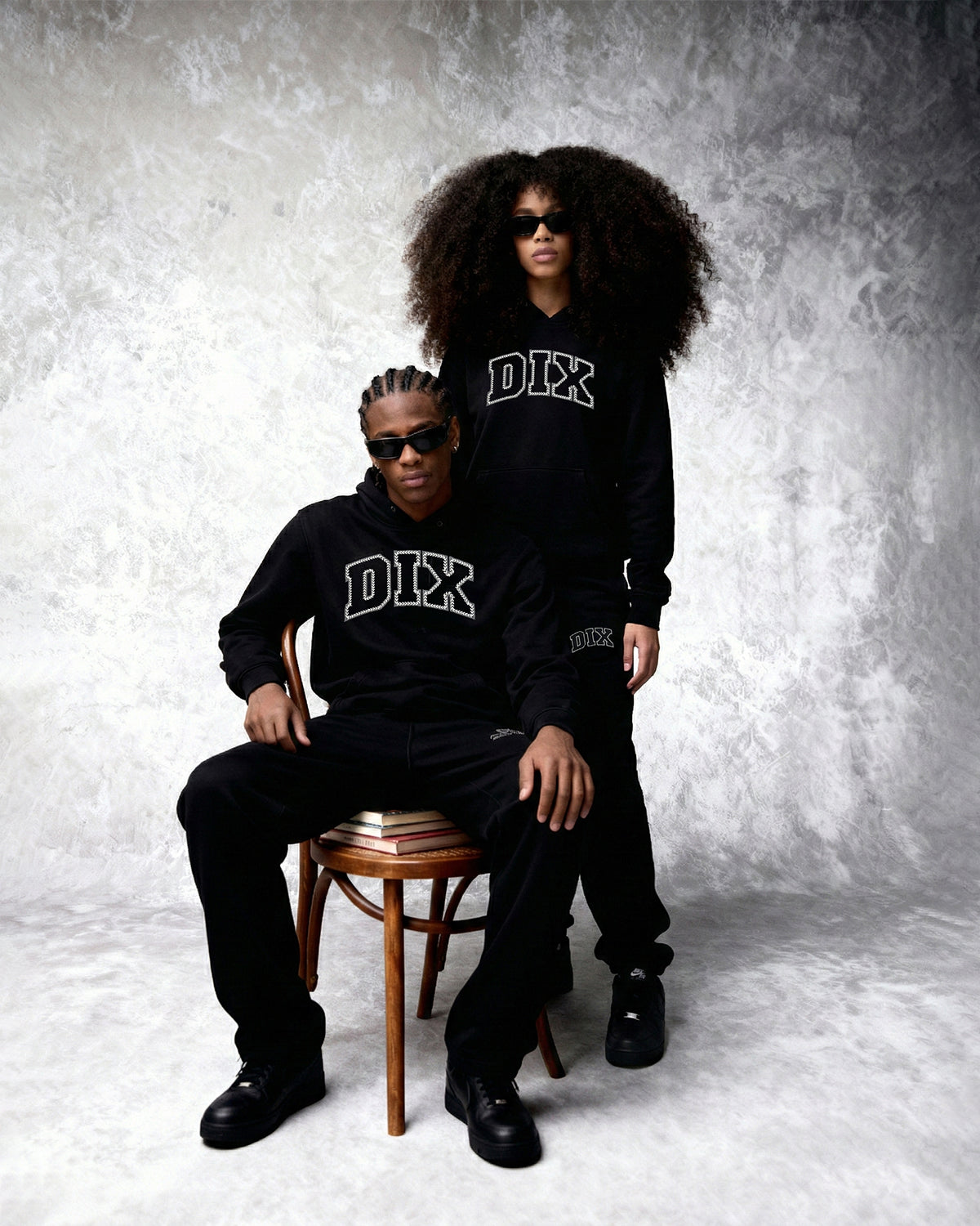 Dix Logo Black Hoodie