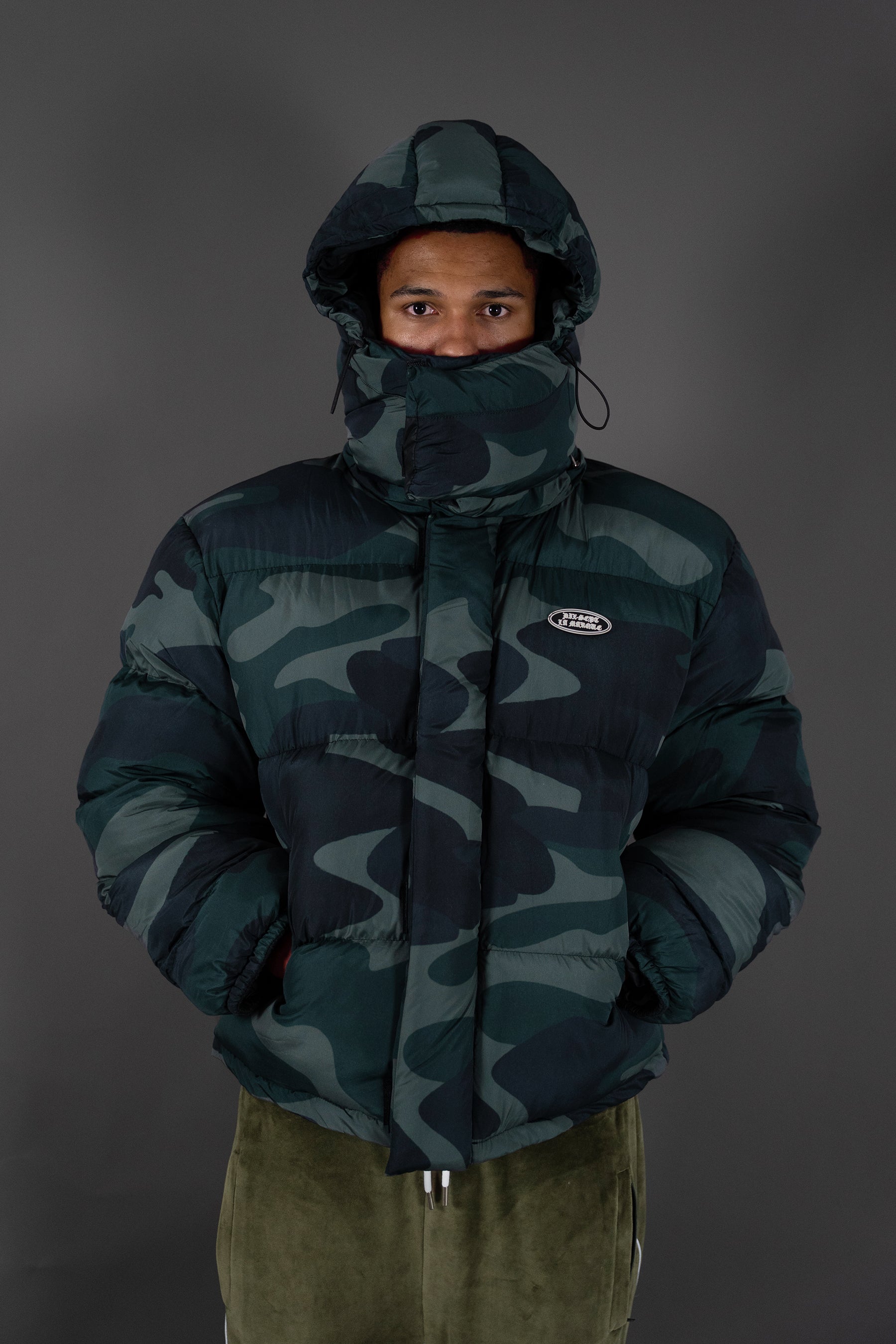 Camo Puffer Jacket