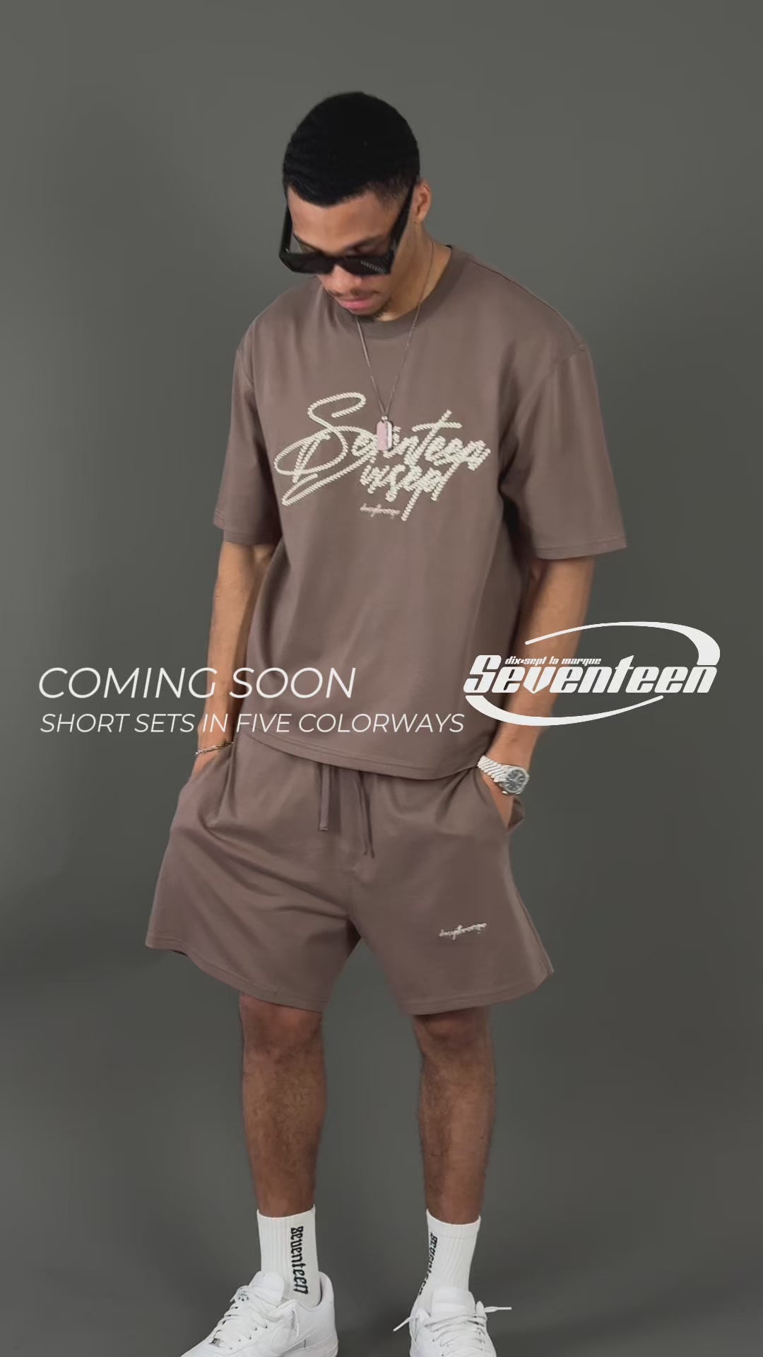 Brown Seventeenthebrand Short Set