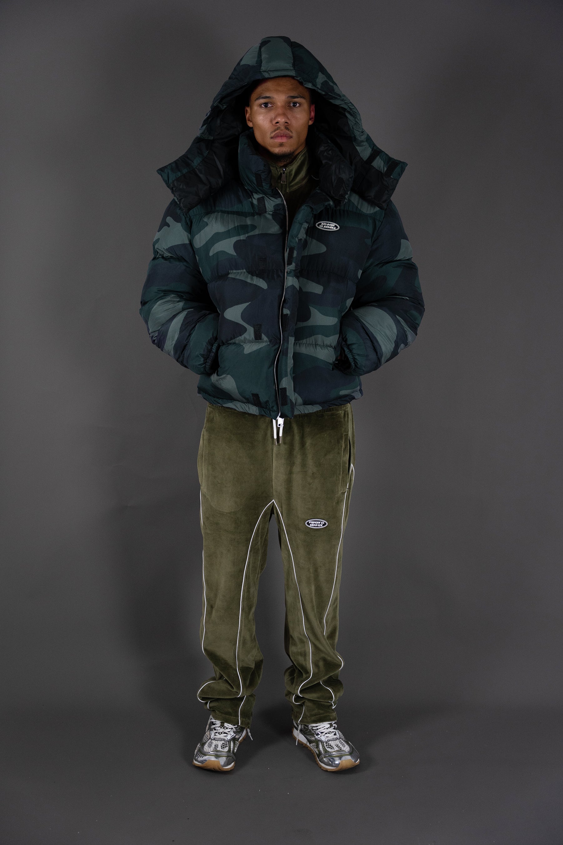 Camo Puffer Jacket
