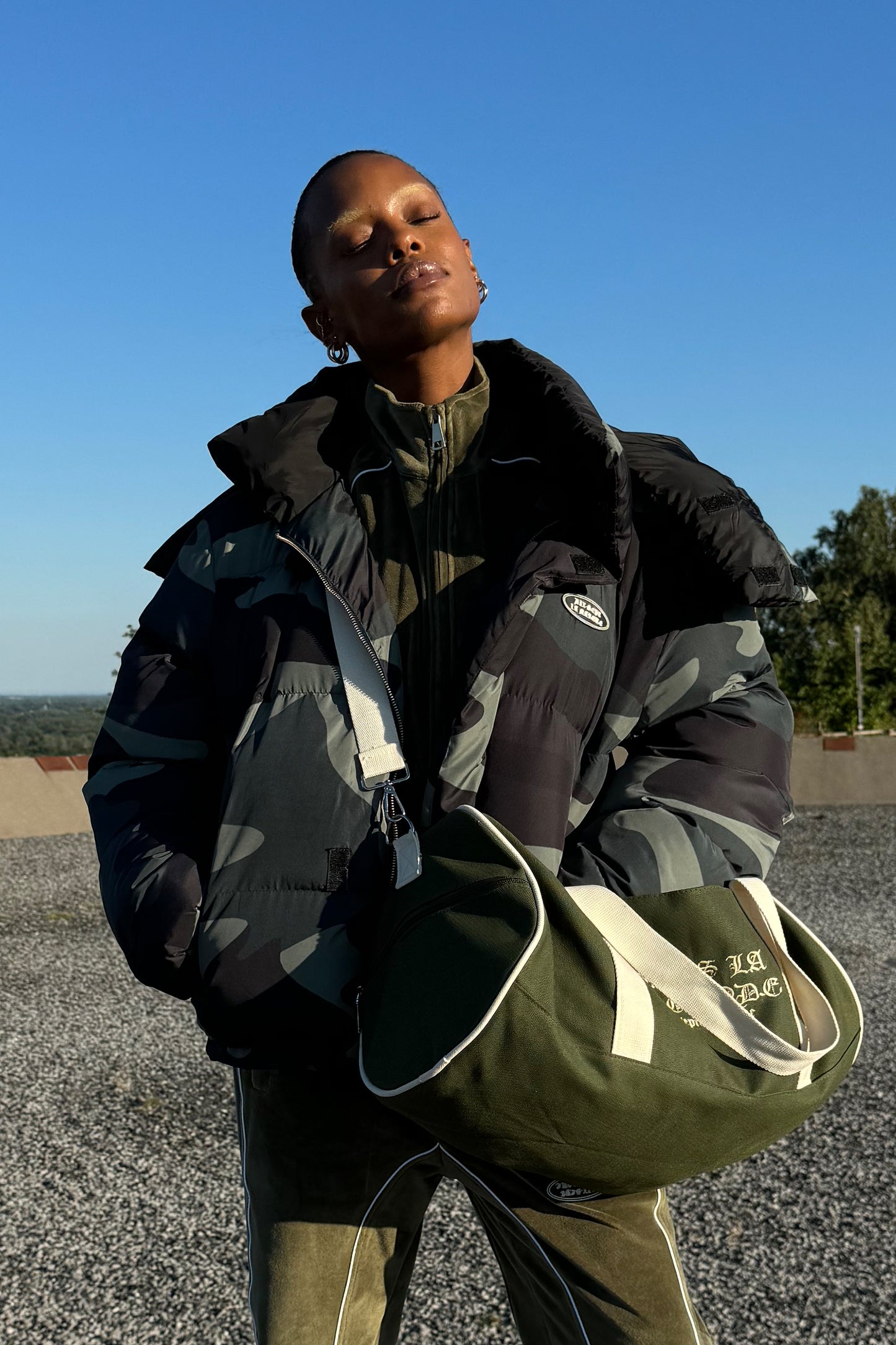 Camo Puffer Jacket