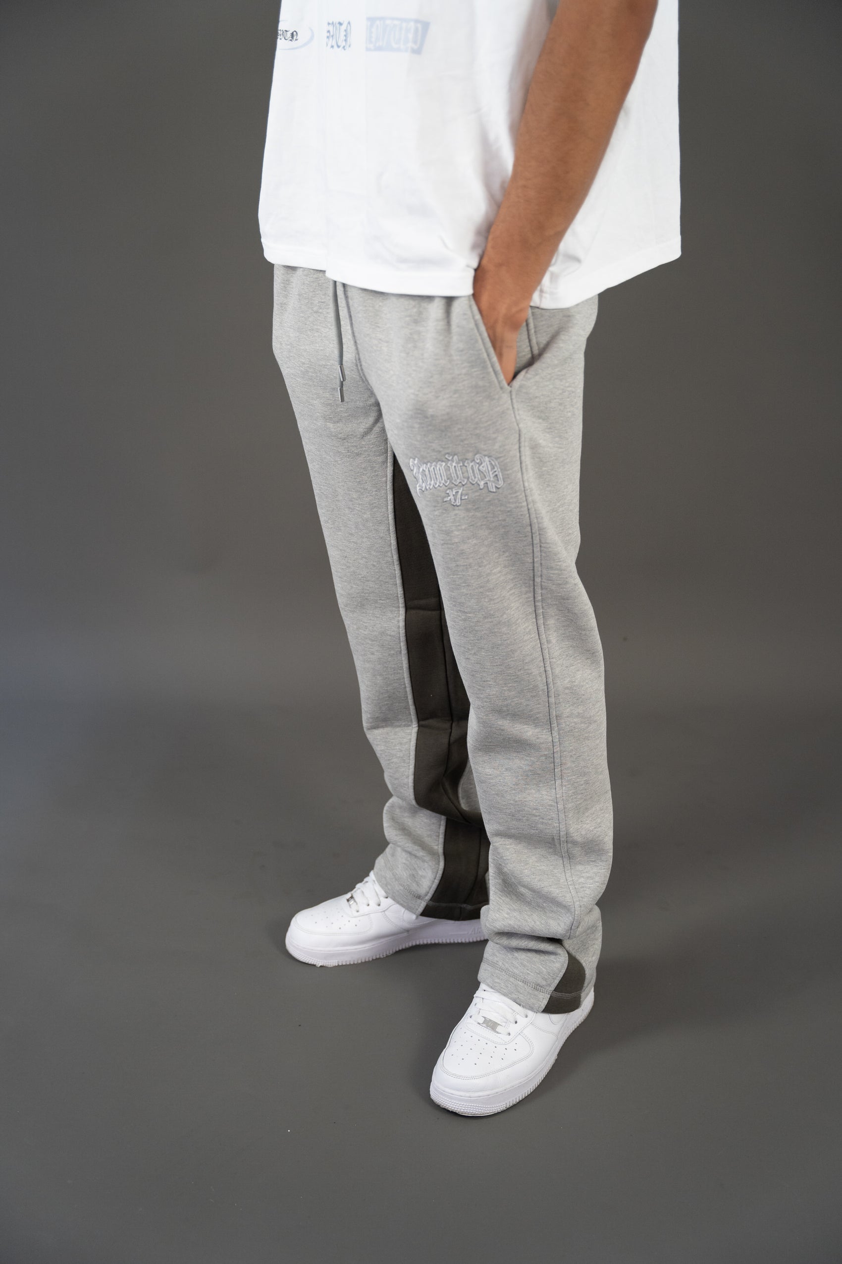 Run It Up 2.0 Grey Melange Sweatpants by Seventeenthebrand
