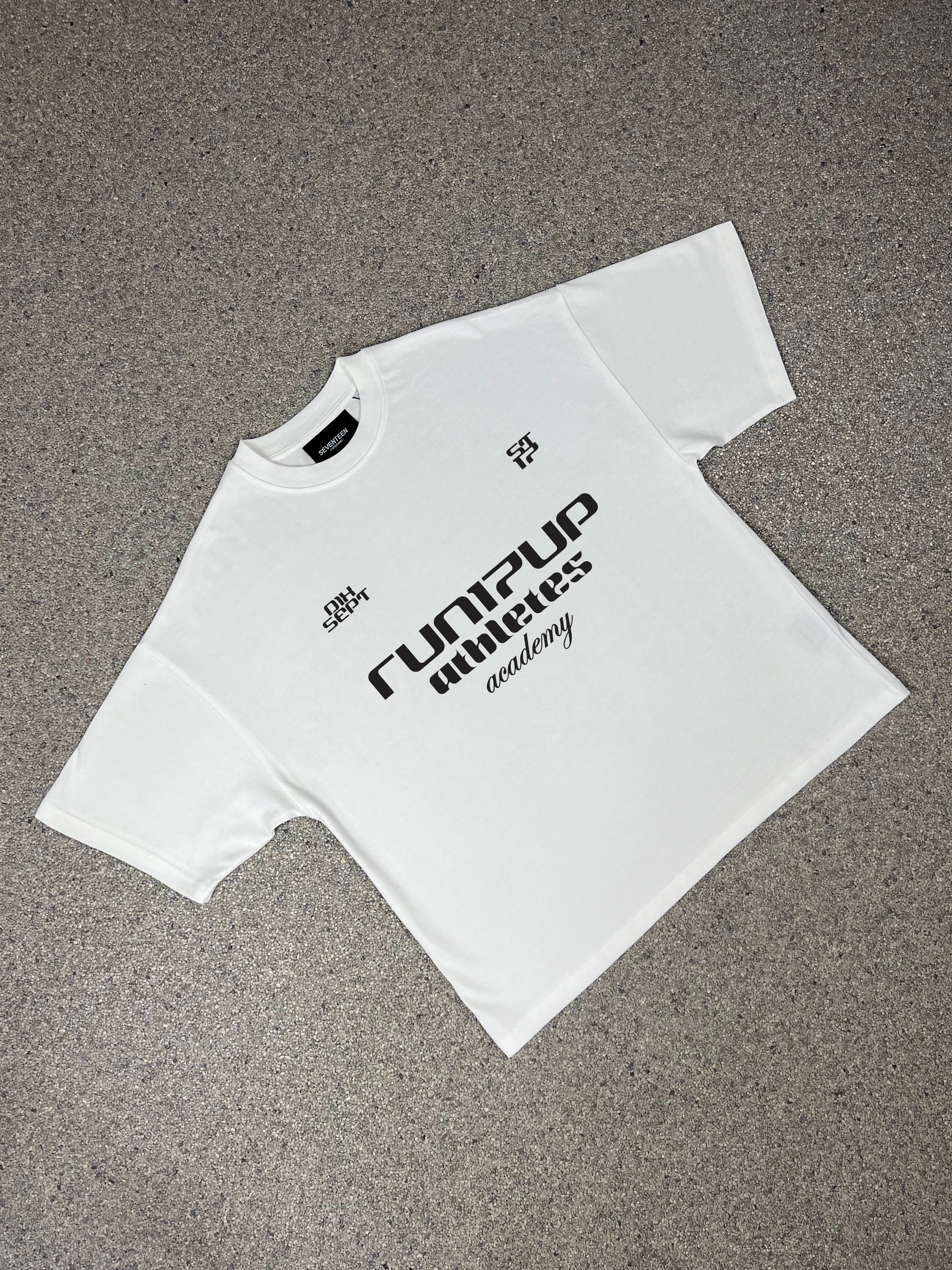 Run17Up Athletes T-Shirt White