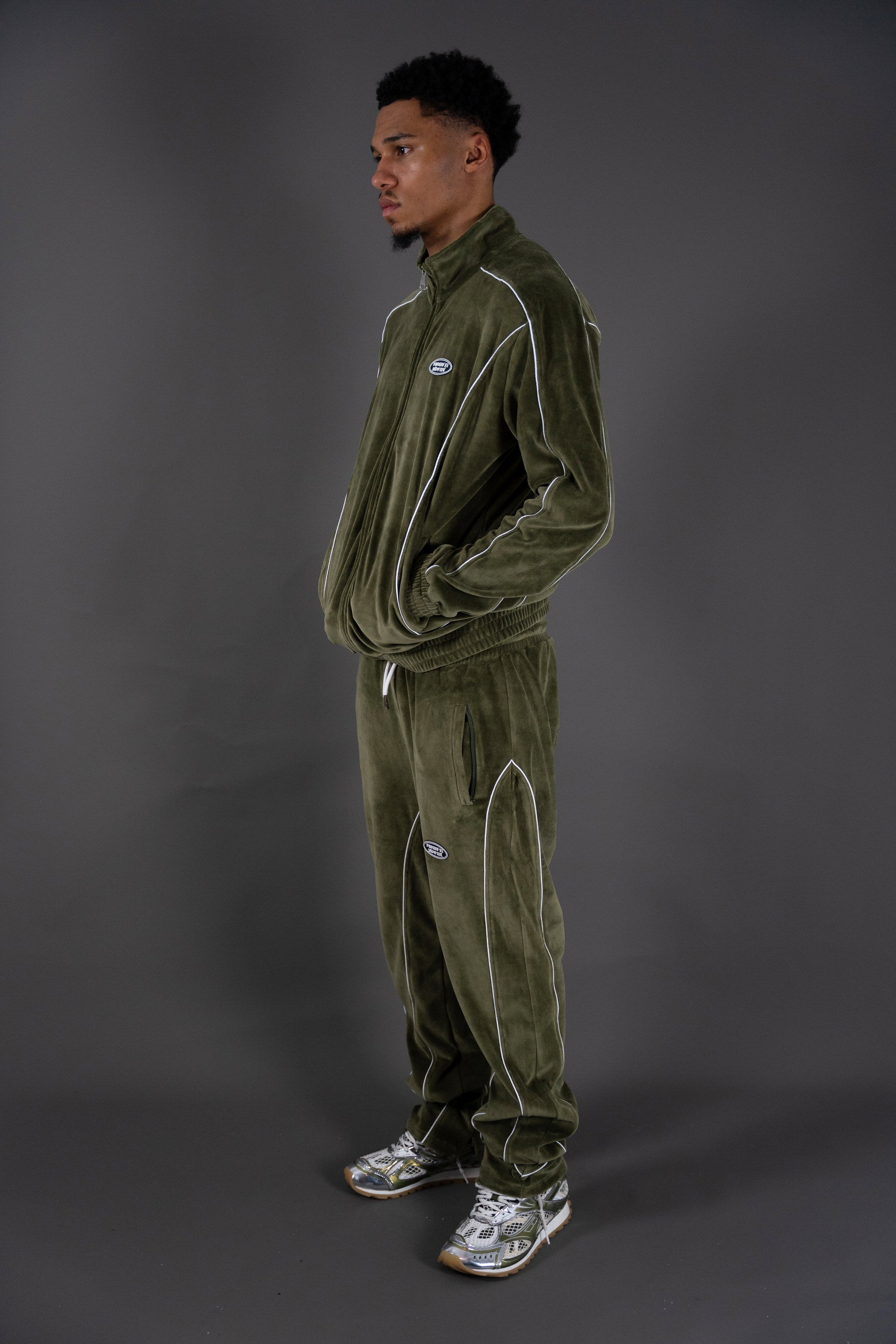 Paid in full 3.0 - Khaki Velvet Vest