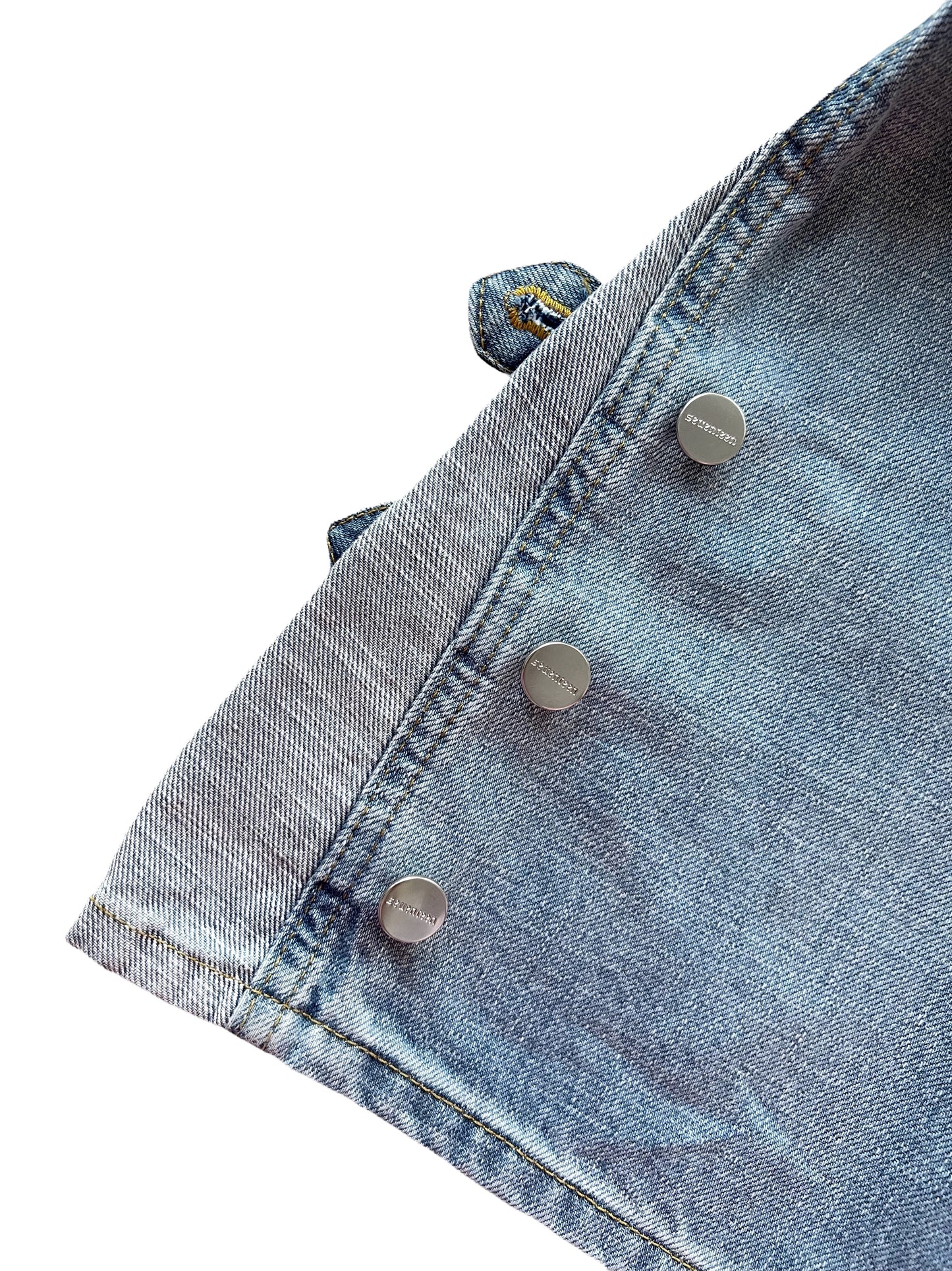 Dix-Sept La Marque Light Blue Flared Denim