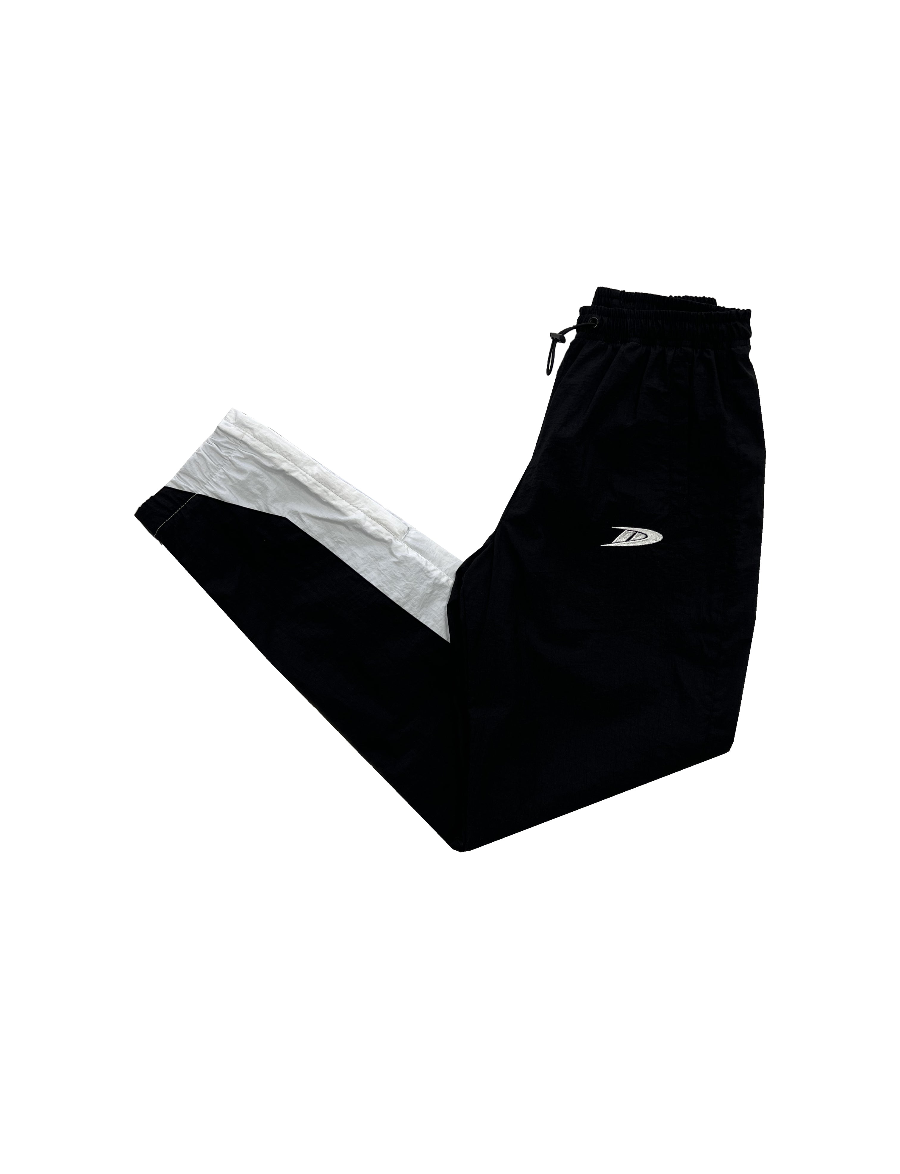 Black windbreaker pants